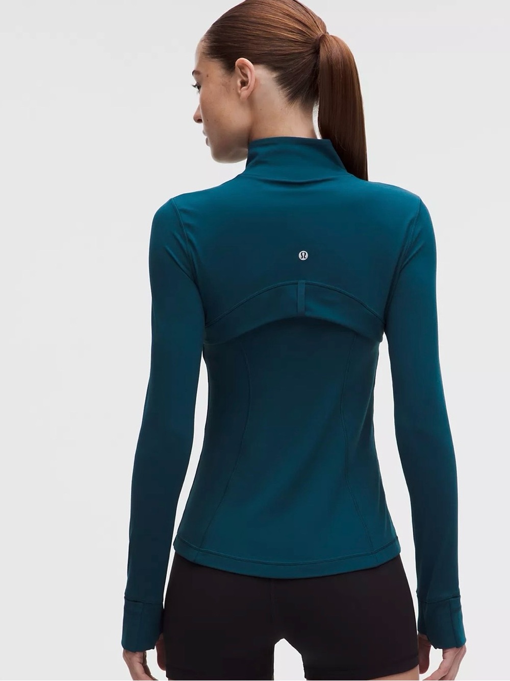 lululemon define nulu Deep Teal Long-Sleeve Zip-Up Jacket
